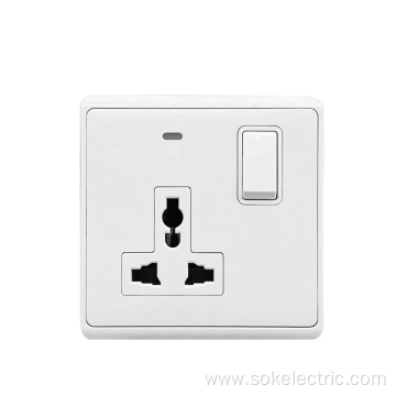 SOK 13A Single Pole Switches Socket Outlets Neon